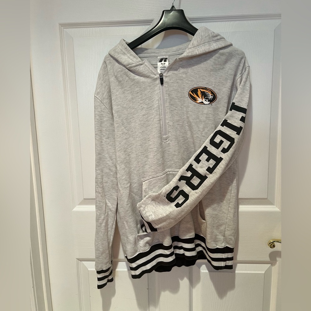 Mizzou zippered hoodie